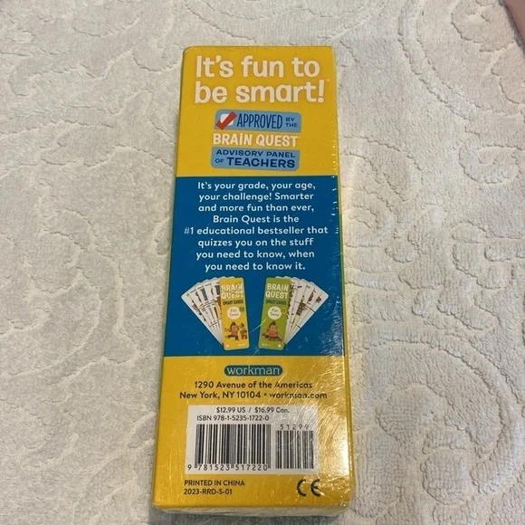 BRAIN QUEST new in box. Ages 2-3​​​​​​​ - Picture 3 of 4